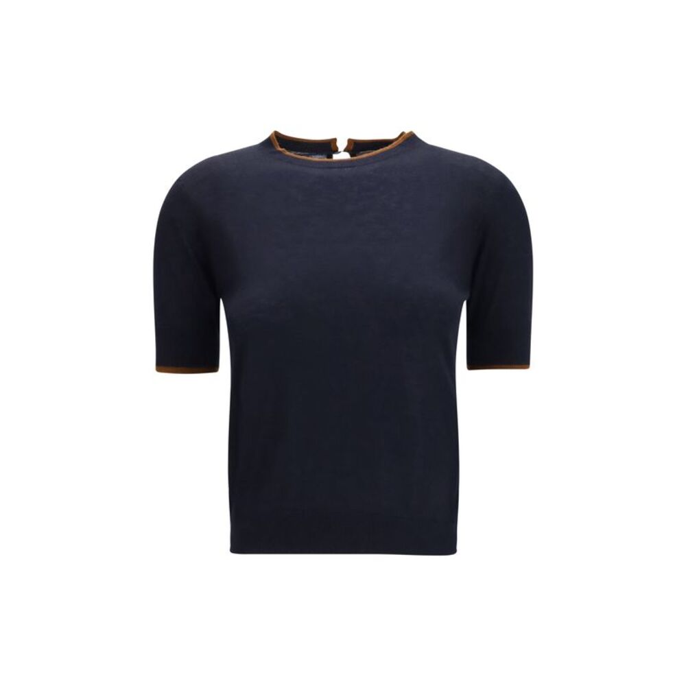 Max Mara Studio Women Silk And Wool T-Shirt